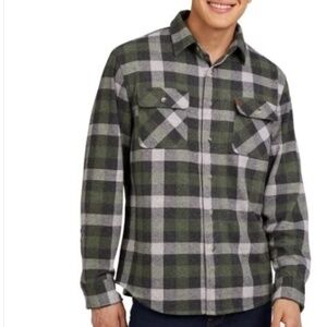 Chaps Men’s Plaid Flannel Shirt | Soft Knit | Big & Tall (S-4XL) | NWT